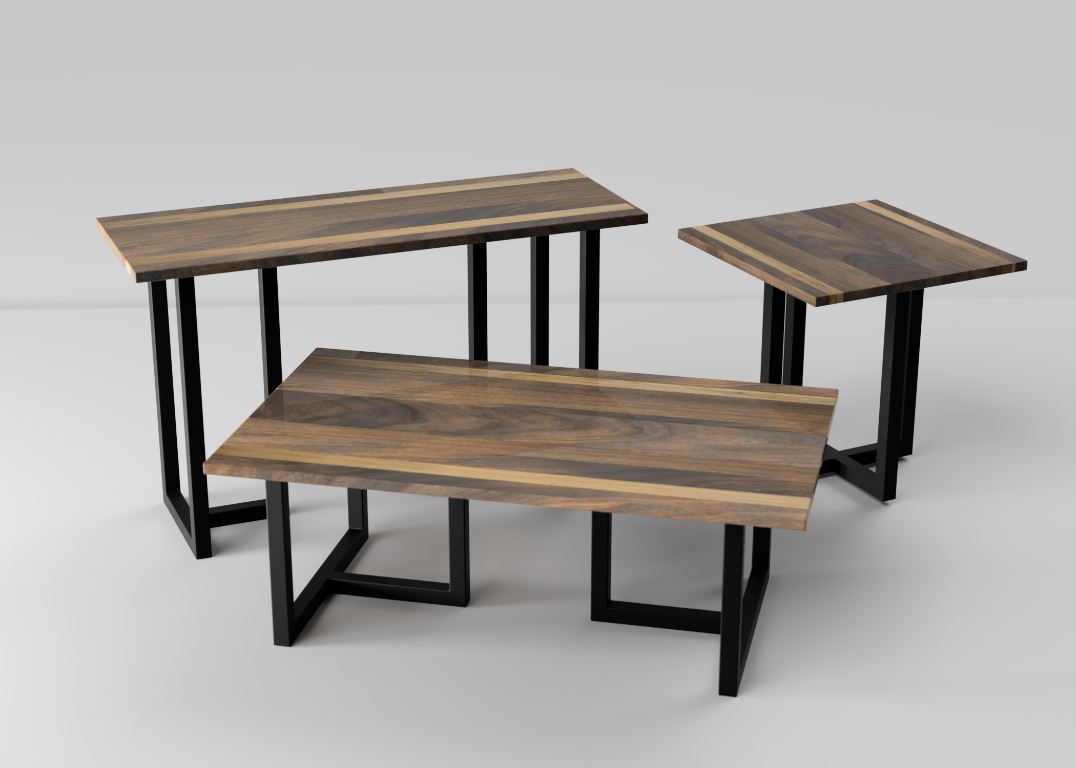 Premium wood occasional table collection